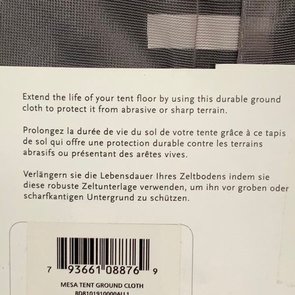 Black Diamond MESA GROUND CLOTH - Picture 5 of 8